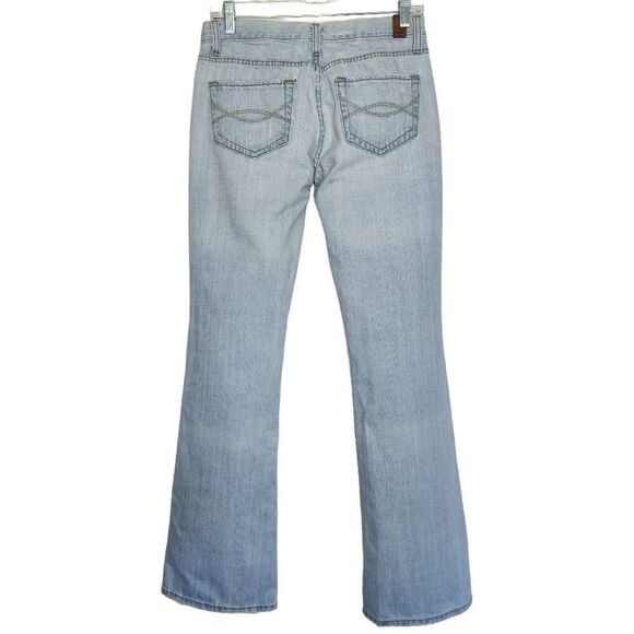 Abercrombie & Fitch Women Jeans, Light Wash "Madison" Bootcut Jeans, Sz 4 Long - Picture 10 of 11